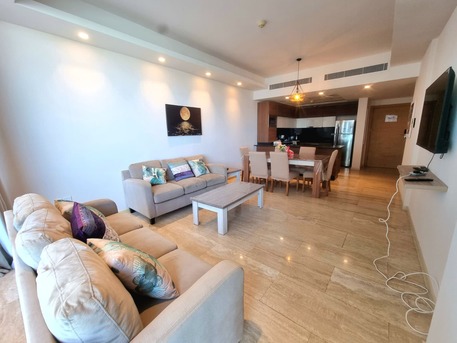 Amwaj Islands, Apartments, Flats, Houses & Villas, BHD 450/month,  Furnished,  2 BR,  125 Sq. Meter,  Great Deal- Beautiful 2 BR FF Apartment With Big Balcony Dilmunia Island