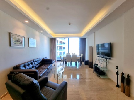Amwaj Islands, Apartments, Flats, Houses & Villas, BHD 350/month,  Furnished,  1 BR,  80 Sq. Meter,  Delightful 1 BR FF Apartment With Big Balcony Dilmunia Island