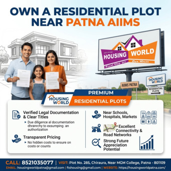 Mumbai, Residential Plots, Residential Plots Near AIIMS, Patna | Trusted Property Deals | Housing World