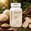 INR 830,  Rooted Actives Lion's Mane Mushroom 60 Capsules