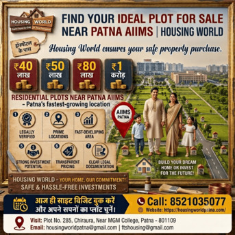 Mumbai, Residential Plots, Premium Residential Plots In Patna | Invest In Your Dream Property With Housing World