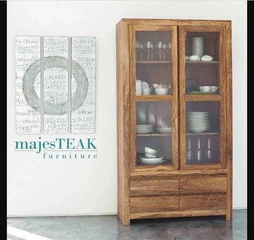 Kuala Lumpur, Furniture, MYR 3200,  Teak Display Cabinet -Glass Doors