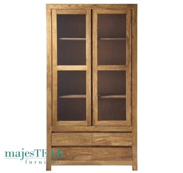 Kuala Lumpur, Furniture, MYR 3200,  Teak Display Cabinet -Glass Doors