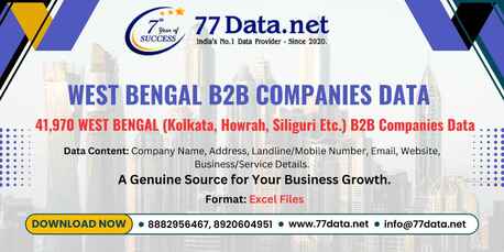 Kolkata, Business, Verified 41000+ West Bengal Companies List With Free Sample Data