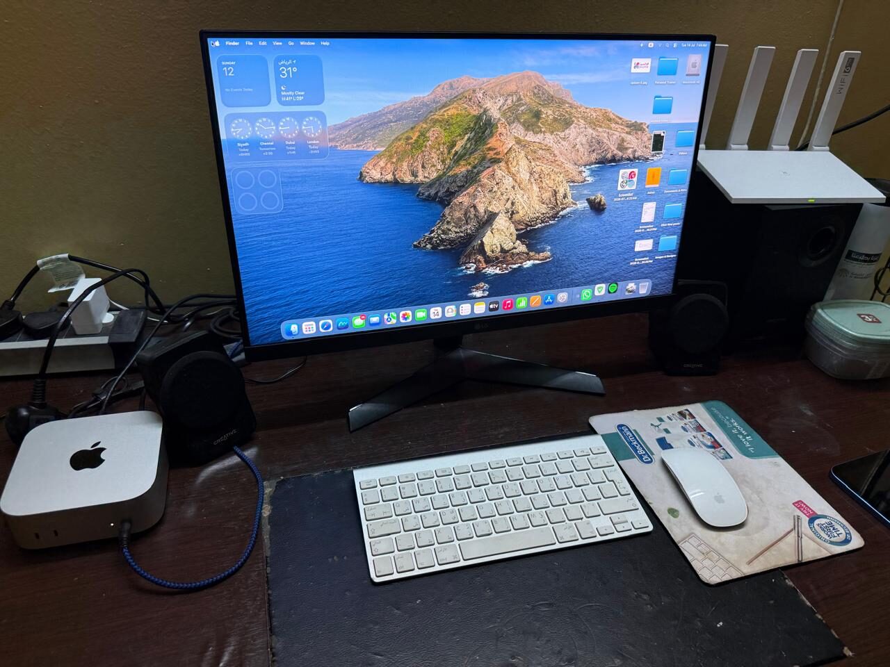 Riyadh, Computers, SAR 2800,  Apple Mac Mini M4  (Like New) Complete Desktop Setup With 2.1 Speakers (Like New)