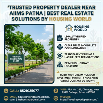Mumbai, Residential Plots, Best Property Dealer Near AIIMS Patna | Trusted Real Estate Experts | Housing World
