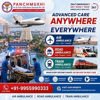 Mumbai, Health, Panchmukhi Air And Train Ambulance Service In Thiruvananthapuram Is Known For Providing A