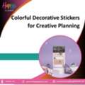 USD 24,  Colorful Decorative Stickers For Creative Planning