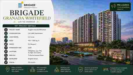 Bangalore, Real Estate, Brigade Granada Whitefield: Pre-Launch 2 & 3 BHK Homes