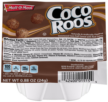 New York, Heavy Equipment, USD 46,  Malt O Meal Coco-Roos Cereal Bowls