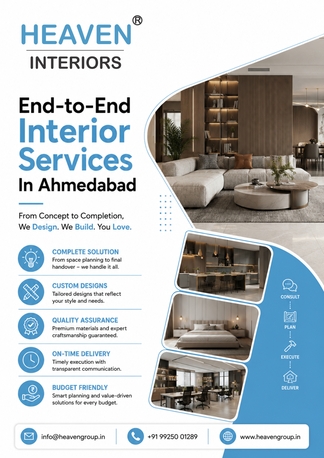 Ahmedabad, Real Estate, Heaven Interiors &ndash; Transform Your Space, Design To Delivery