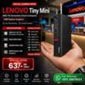 BHD 63,  Lenovo Tiny Mini PC AMD 7th Gen RAM 8GB SSD 256GB M.2 AMD Graphics Built-in WIFI Bluetooth