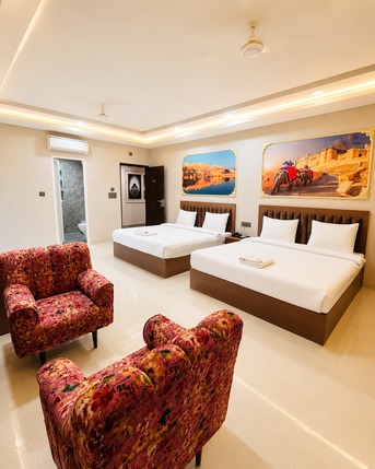 Gurgaon, Apartments, Flats, Houses & Villas, INR 2500/day,  2 BR,  Best Hotels In Jaipur | Luxury Stay With Modern Amenities