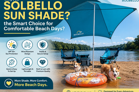 New York, Clothing & Accessories, Why Is Solbello Sun Shade The Smart Choice For Comfortable Beach Days?