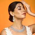INR 28500,  American Diamond Jewellery Online | Auraa Trends