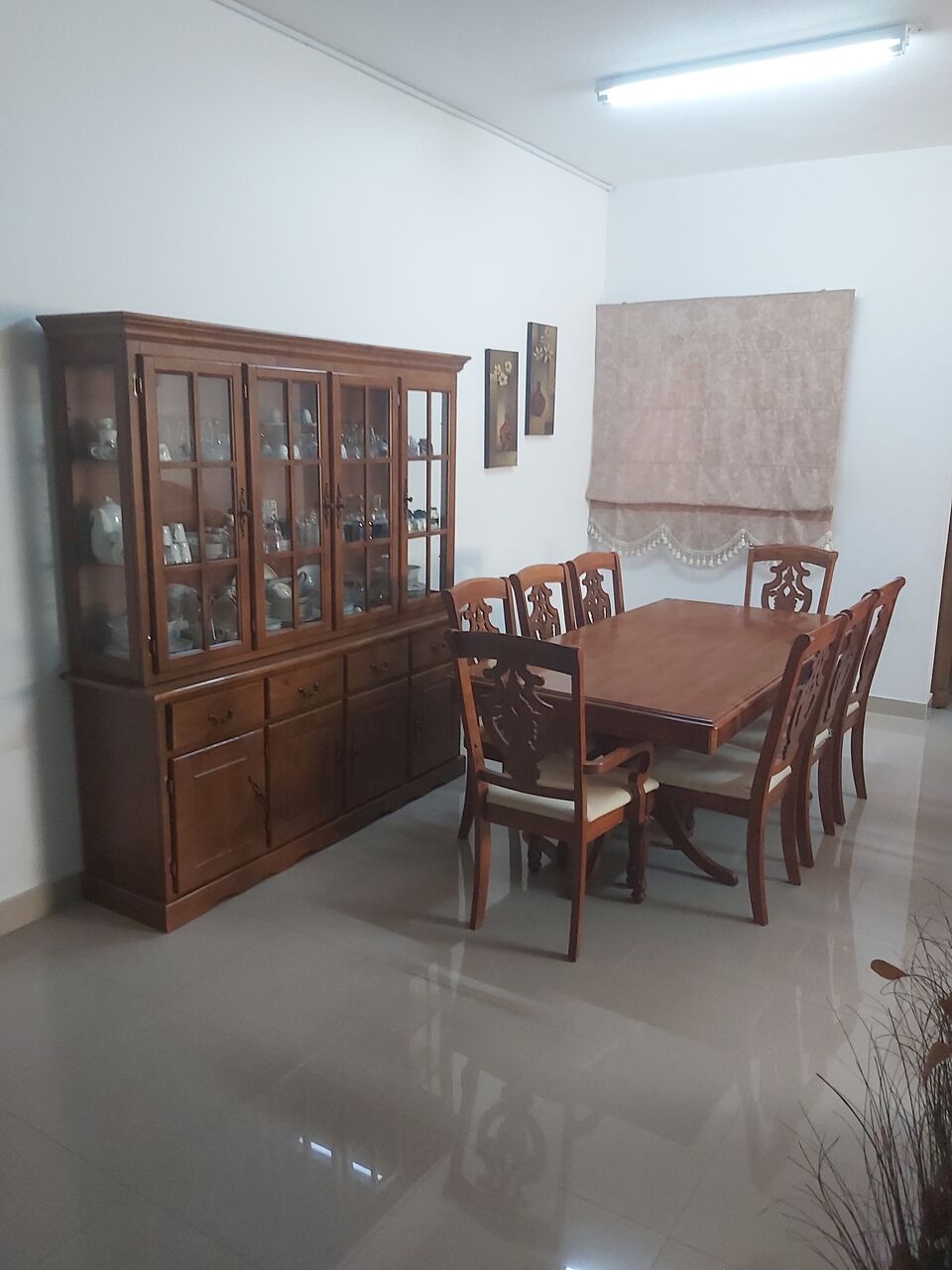 Al Mazruiyah, Furniture, SAR 1700,  Malaysian-made Dining Set With A Cabinet.