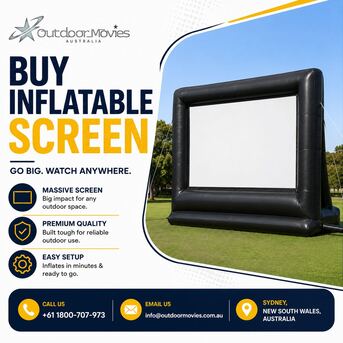 Sydney, Equipment Rental, Buy Inflatable Screen &ndash; Commercial Outdoor Cinema Solutions