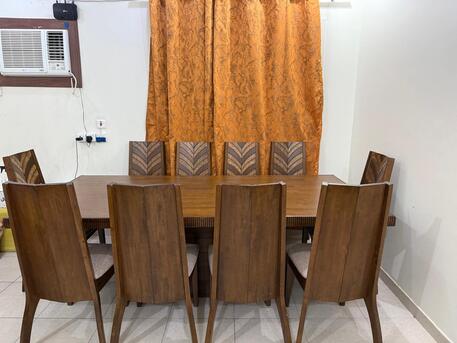 Riyadh, Furniture, SAR 2000,  Premium Wooden Dining Table &ndash; 10 Seater