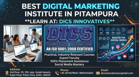 New Delhi, Education, Best Digital Marketing Institute In Pitampura | Join DICS