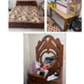 SAR 300,  Wooden Coat With Mattress And Dressing Table