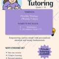 Online Tutoring Mathematics