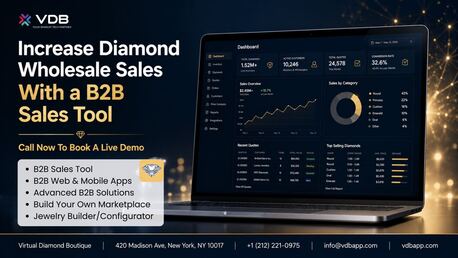 New York, Web Design & Development, Increase Diamond Wholesale Sales With A B2B Sales Tool Now