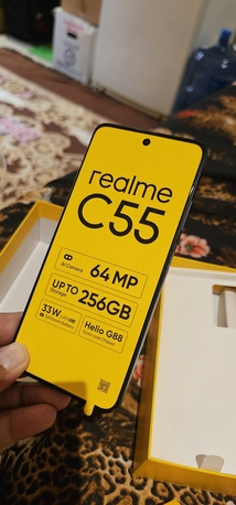 Jeddah, Mobile Phones, SAR 600,  New Phone For Sale Only 3 Month Use Realmec55 . With Charger With Box Everything Original