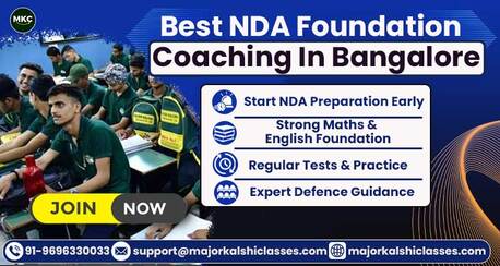 Bangalore, Education, Enroll In Best NDA Foundation Coaching Bangalore - Join Now