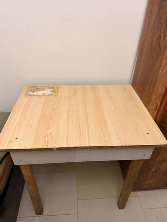 Riyadh, Furniture, SAR 60,  Wooden Utility Table / Kitchen Stove Stand Or Study Desk
