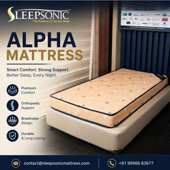 New Delhi, Household Items, Buy Premium Alpha Mattress By Sleepsonic