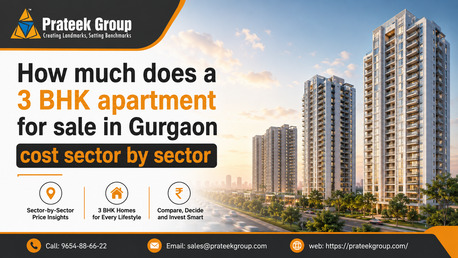 Gurgaon, Real Estate, How Much Does A 3 BHK Apartment For Sale In Gurgaon Cost Sector By Sector