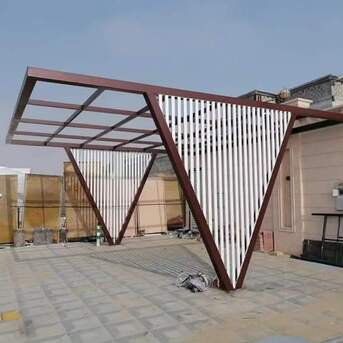 Ajman, Construction, Pergola Car Parking Shade