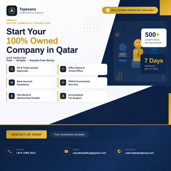 Doha, Business, Start Your 100% Foreign-Owned Company In Qatar