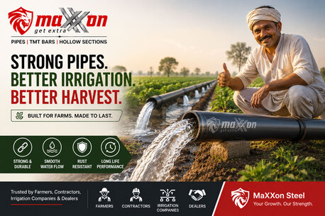 Chandigarh, Wholesale Products, Reliable Agricultural Irrigation Pipe Supplier | ERW Mild Steel Pipes | MaXXon Steel
