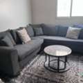 SAR 250,  L-Shaped Sofa With Carpet And Coffee Table