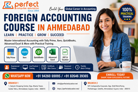 Ahmedabad, Education, Best Foreign Accounting Classes In Ahmedabad - Perfect Computer Education