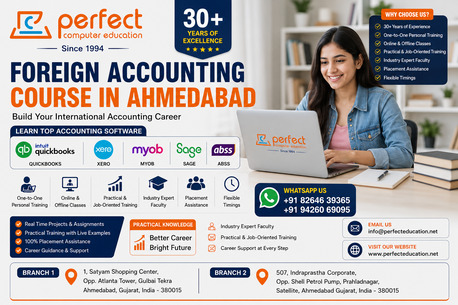 Ahmedabad, Education, Best Foreign Accounting Classes In Ahmedabad - Perfect Computer Education