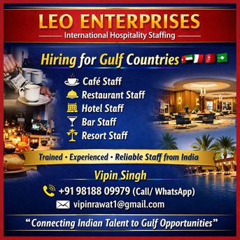 Sakaka, Catering, Hotel & Restaurant Staff Consultancy Services From India