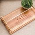 Expertly Crafted Acacia Wood Serving Trays
