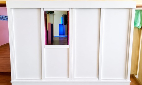 Al Khobar Al Shamalia, Furniture, SAR 380,  White Sliding Door Wardrobe With Mirror