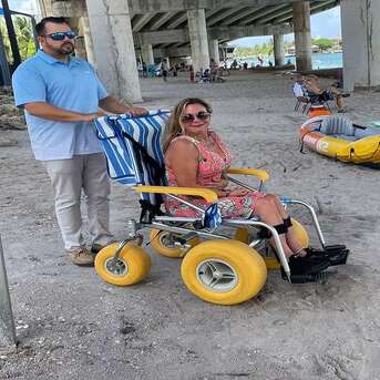 New York, Sporting Goods, USD 2,  HIPPOCAMPE&reg; All Terrain Wheelchair For Outdoor Mobility