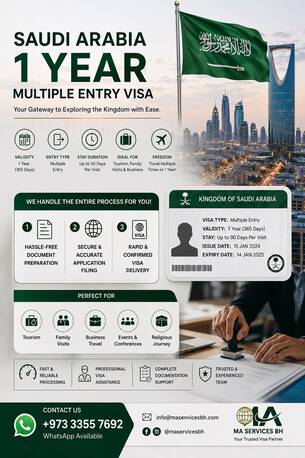 Manama, Business, VISA SERVICES