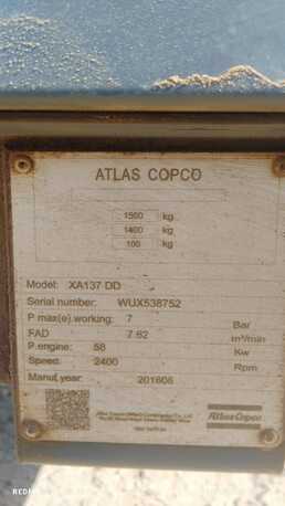 Dammam, Industrial Machinery, Atlas Copco Air Compressor XA137 DD