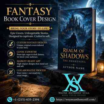 New York, Books, USD 80,  Fantasy Book Cover Design That Brings Your Story To Life