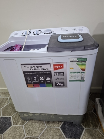 Hara, Appliances, SAR 250,  Impex 7 KG Semi Automatic Washing Machine
