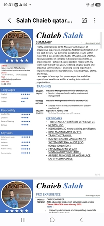 Doha, Job Seekers, Safey Engineer