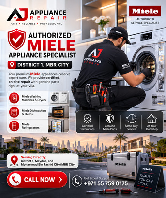 Dubai, Appliance Repair, Authorized Miele Appliance Specialist In District 1, MBR City