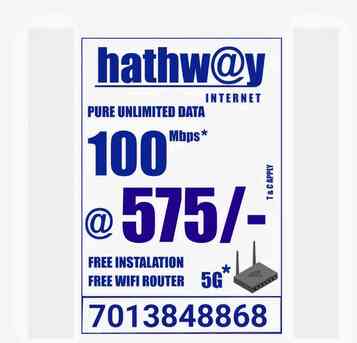 Hyderabad, Businesses For Sale, Hathway Broadband Internet Hyderabad