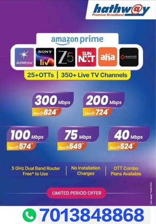 Hyderabad, Businesses For Sale, Hathway Broadband Internet Hyderabad