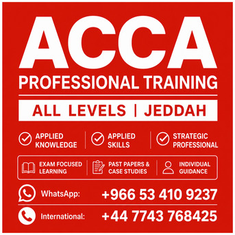 Jeddah, Lessons Offered, ACCA Fast-Track Professional Training | Jeddah
